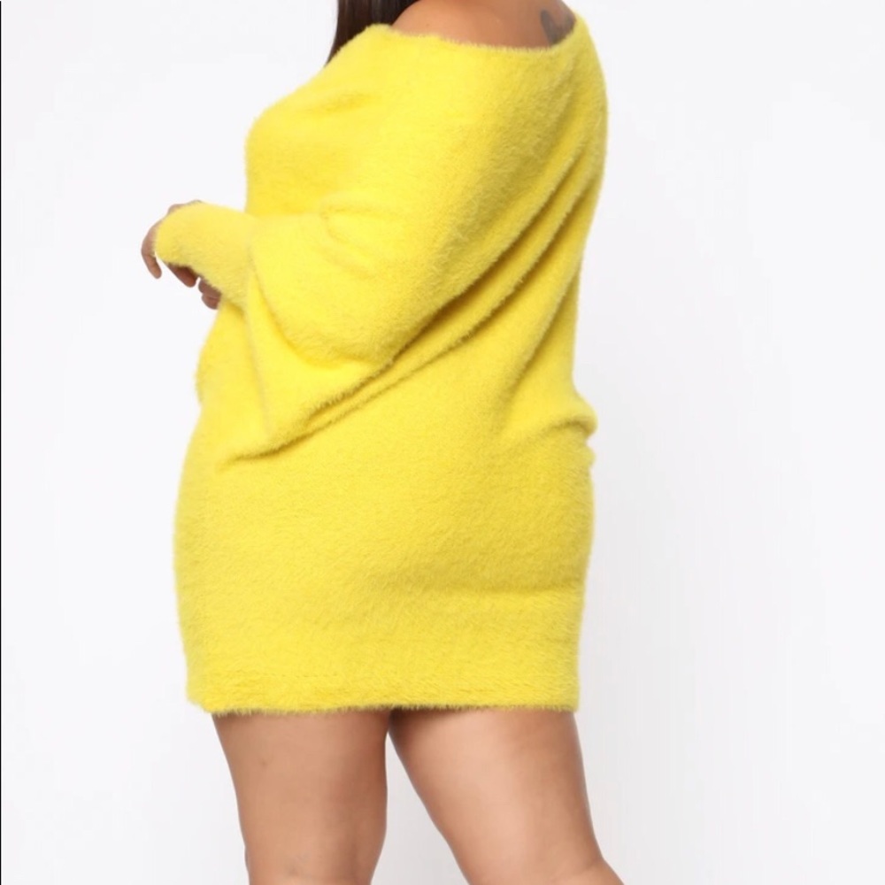 Fuzzy mini dress